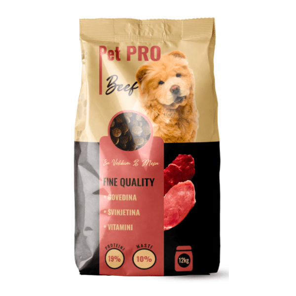PET PRO hrana za pse govedina i svinjetina 12kg 0