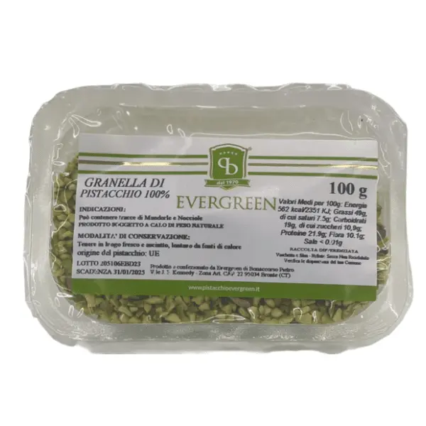 Pistaći EVERGREEN seckani 100g 0