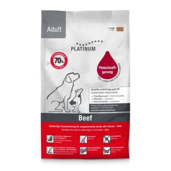 PLATINUM Adult hrana za pse govedina 1,5kg 0