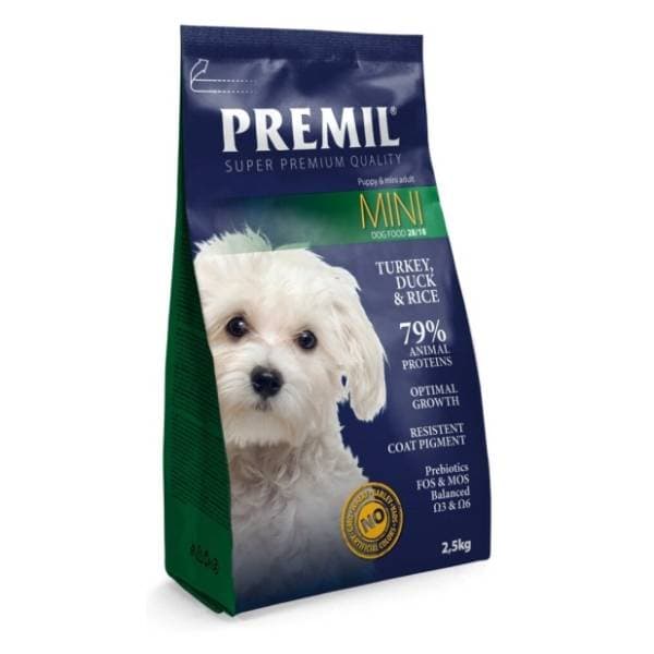 PREMIL Mini hrana za pse pačetina i tuna 3kg 0