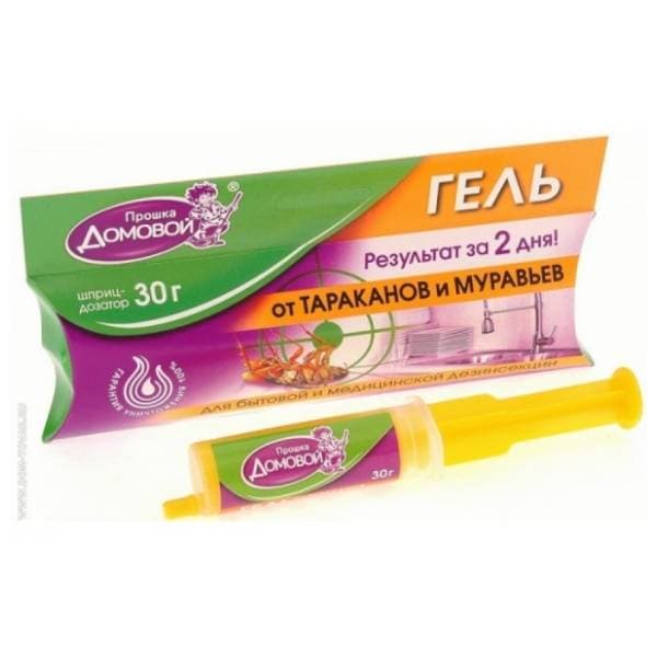 PROŠKA DOMOVOI gel za bubašvabe i mrave u špricu 30g 0