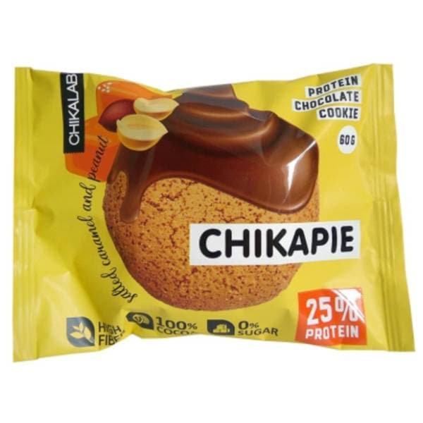 Proteinski kolačić CHIKALAB Chikapie kikiriki slana karamela 60g 0