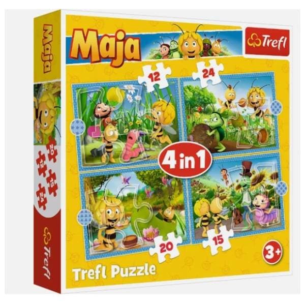 Puzzle 4u1 Pčelica Maja TREFL 0