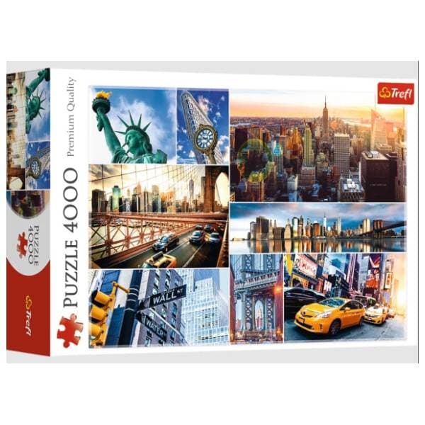 Puzzle Kolaž New York 4000 delova TREFL 0