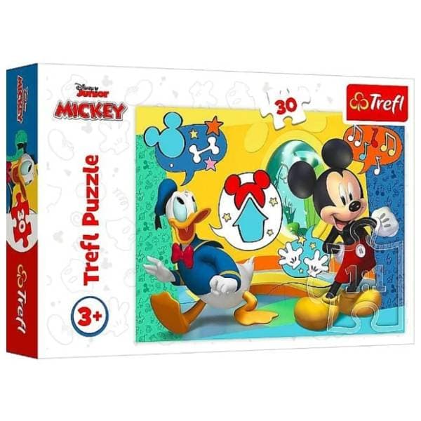 Puzzle Mickey i Paja patak 30 delova TREFL 0