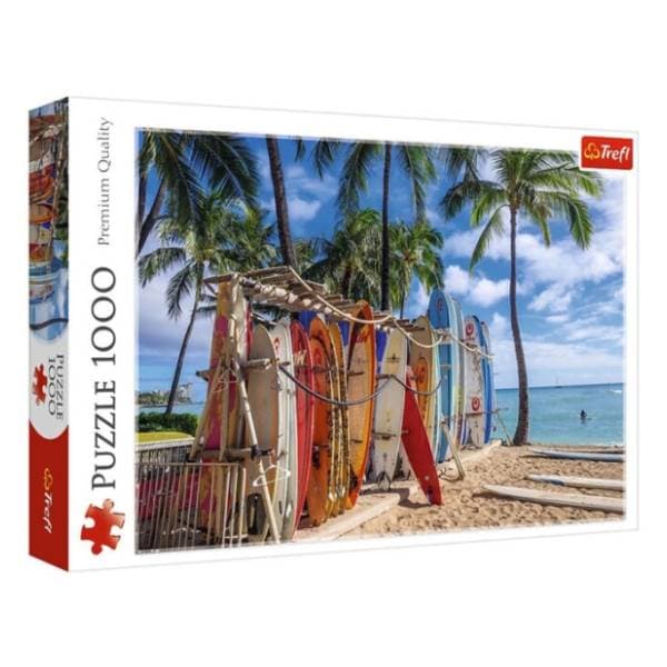 Puzzle Surf na plaži 1000 delova TREFL 0