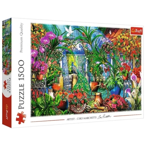 Puzzle Tajanstveno dvorište 1000 delova TREFL 0