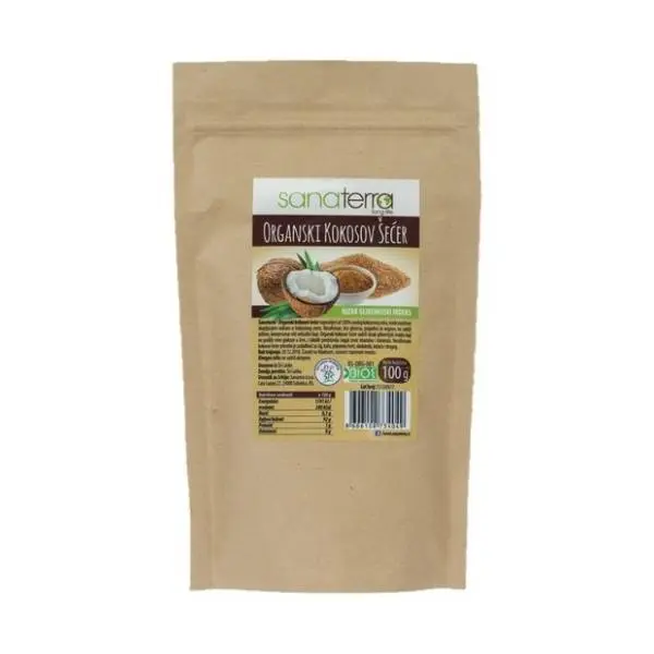 SANATERRA organski kokosov šećer 250g 0