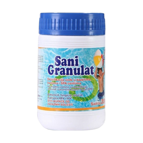 SANI-HEM granulat za dezinfekciju bazena 250g 0
