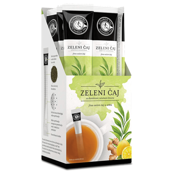 SCHARGO Tea stick zeleni čaj đumbir i limun 45kom 0