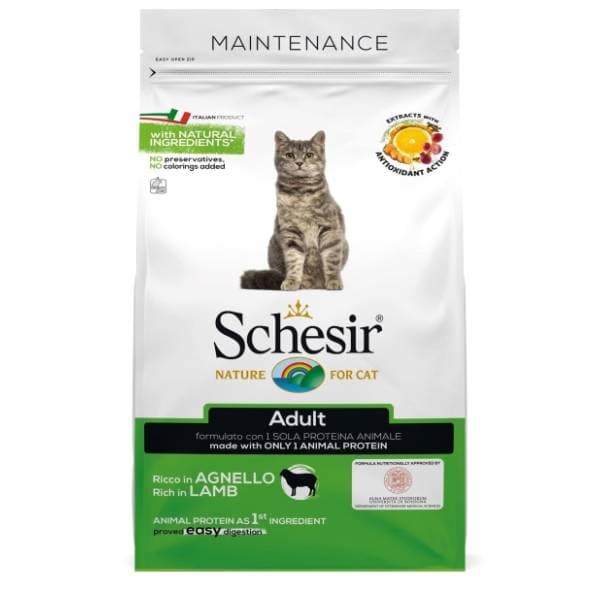SCHESIR Maintenance adult hrana za mačke jagnjetina 400g 0