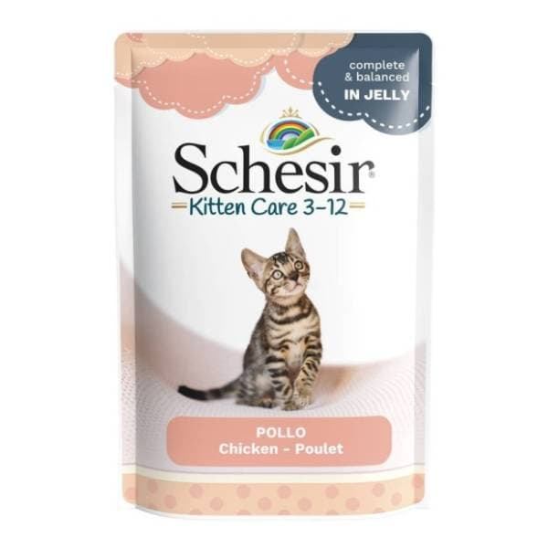 SCHESIR Kitten hrana za mačke piletina 85g 0