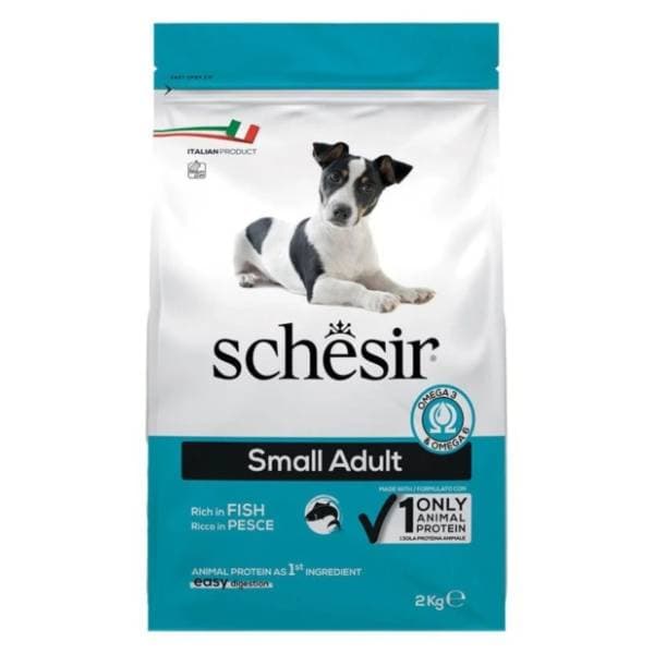 SCHESIR Small adult hrana za pse riba 2kg 0