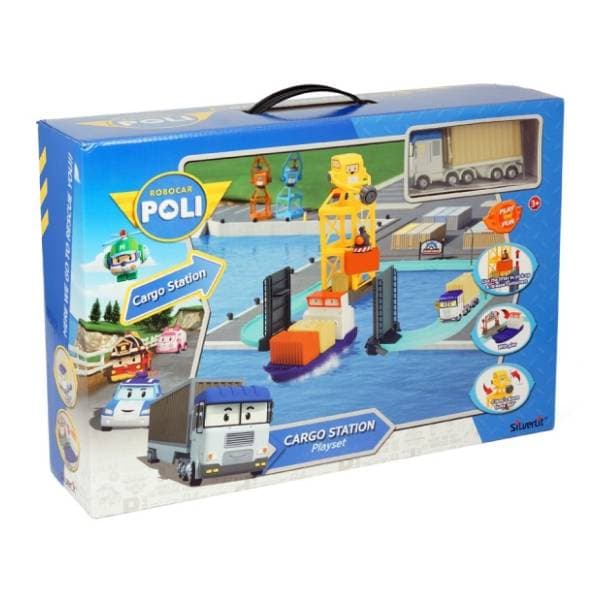 Set za igru Cargo stanica ROBOCAR POLY 0