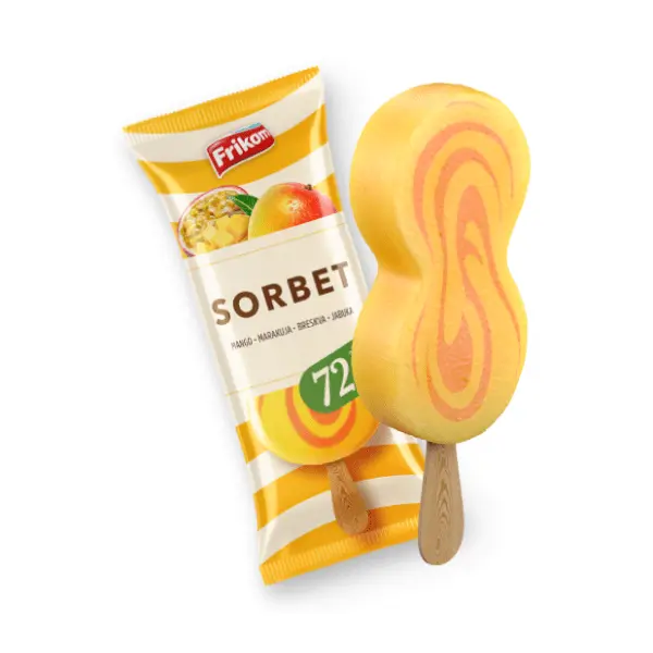 Sladoled FRIKOM Sorbet mango marakuja 85ml 0