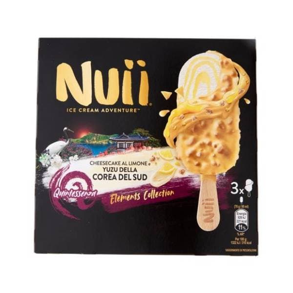 Sladoled NUII lemon cheesecake & South Korean yuzu 3x90ml 0