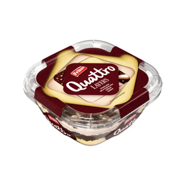 Sladoled QUATTRO Layers rocky road 800ml 0