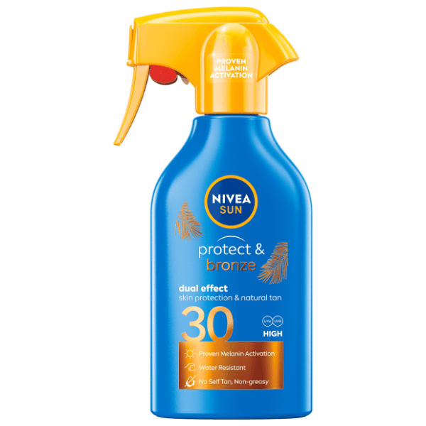 Sprej za zaštitu od sunca NIVEA protect&bronze SPF 30 250ml 0
