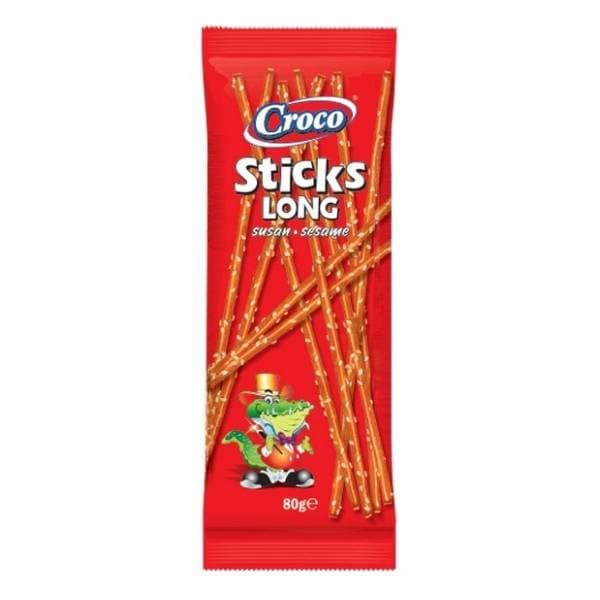 Štapići CROCO slani dugi susam 80g 0
