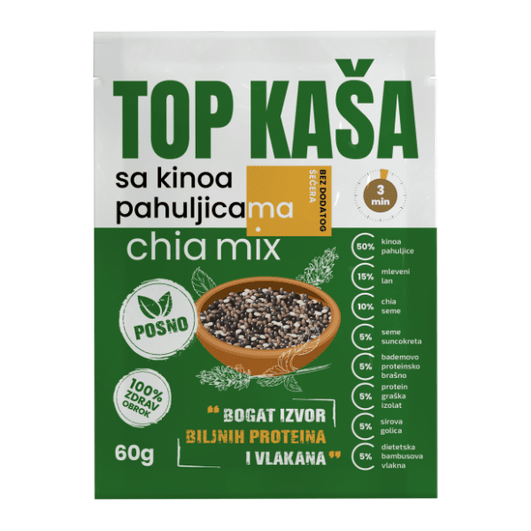 TOP FOOD kaša chia mix 60g 0