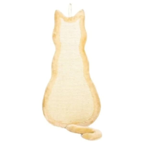 TRIXIE grebalica oblik mačke 35x69cm TR43112 bež 0