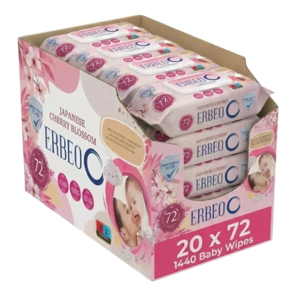 Vlažne maramice ERBEO Japanese cherry blossom 20x72kom 0