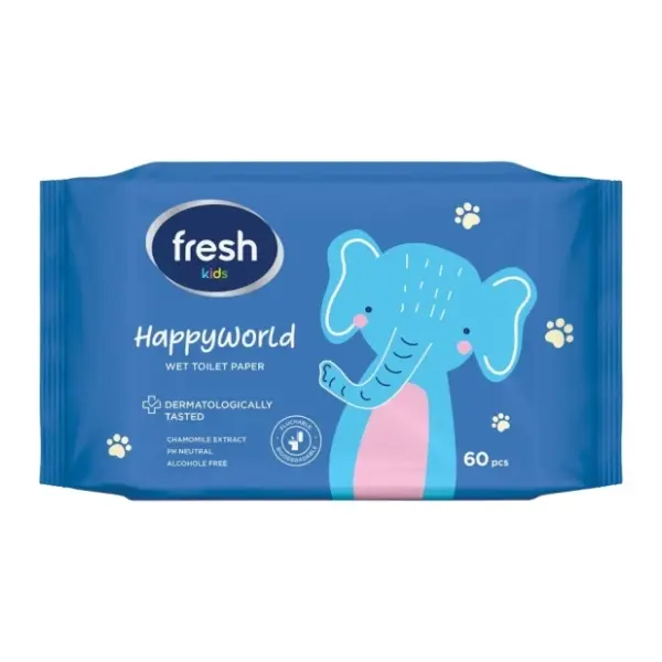 Vlažni toalet papir FRESH Kids 60kom 0