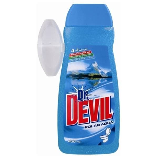 WC gel DR DEVIL 3u1 polar aqua 400ml 0