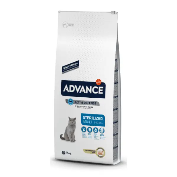 ADVANCE Cat sterilized hrana za mačke ćuretina i ječam 15kg 0