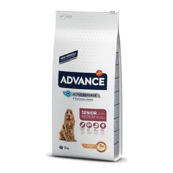 ADVANCE Medium senior hrana za pse piletina i pirinač 12kg 0
