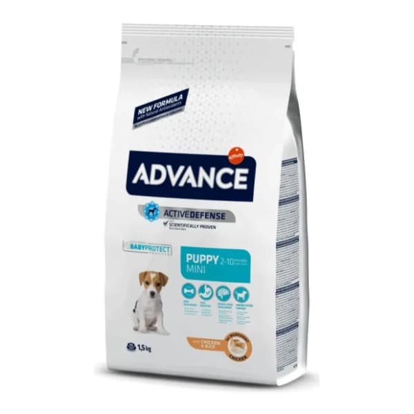 ADVANCE Puppy protect mini hrana za pse 1,5kg 0