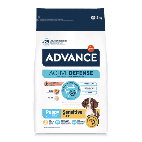 ADVANCE Puppy sensitive hrana za pse 3kg 0