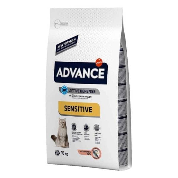 ADVANCE Sensitive hrana za mačke losos i pirinač 10kg 0