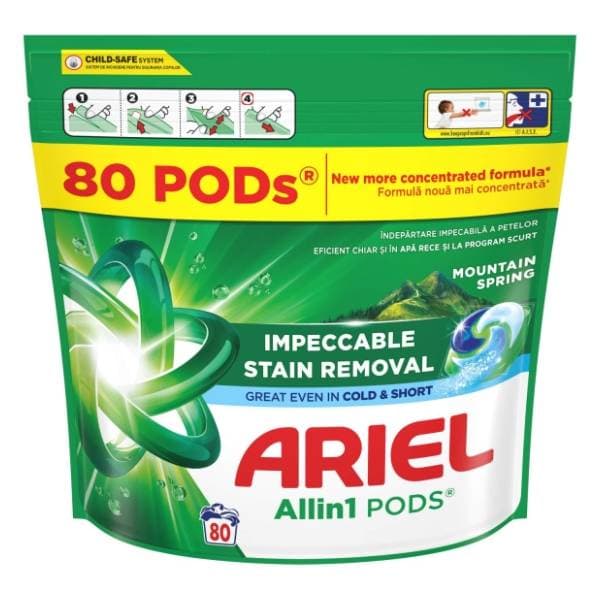 ARIEL PODS Mountain spring kapsule za veš 80kom 0