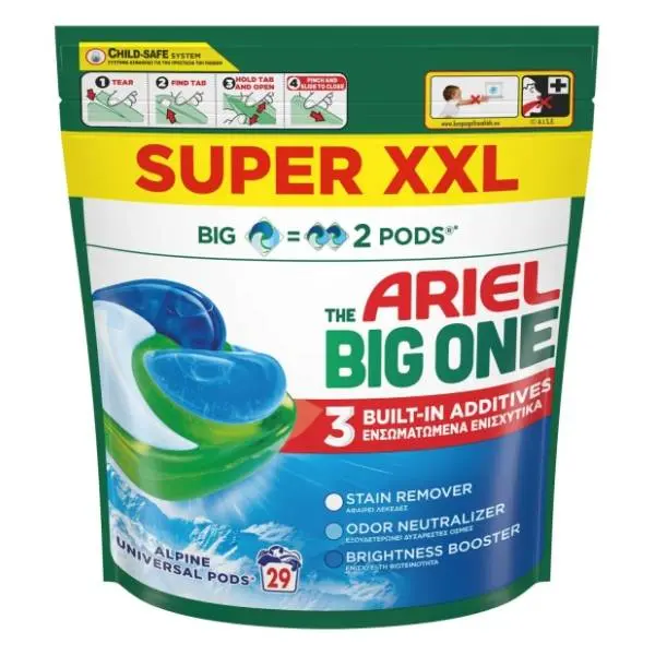 ARIEL PODS Big one alpine kapsule za veš 29kom 0
