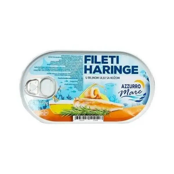 AZZURRO MARE haringa u ulju 170g 0