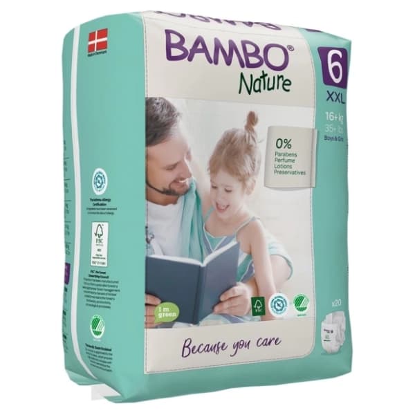 BAMBO pelene Nature Eco 6 20kom 0