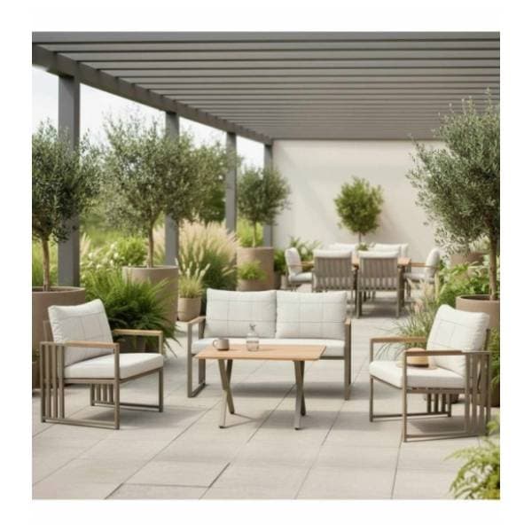 Baštenska garnitura HANAH HOME Fatsa 2+1+1 beige 0