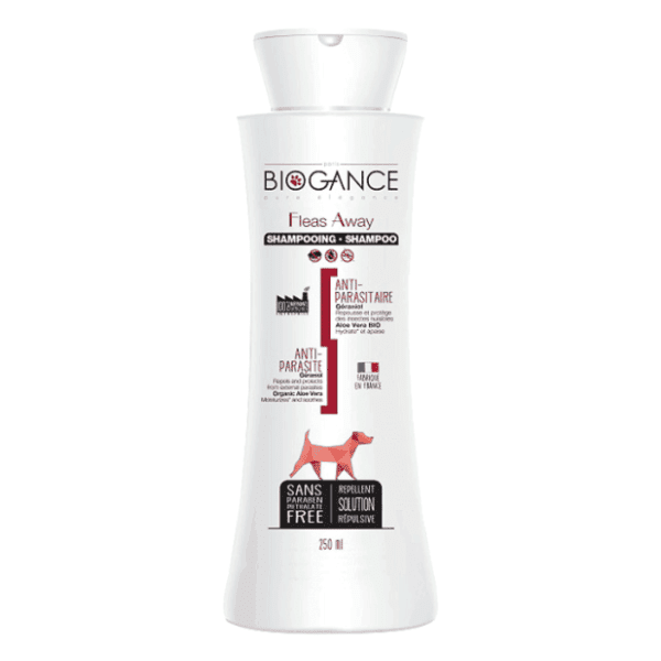 BIOGANCE Fleas away dog šampon za pse protiv parazita 250ml 0