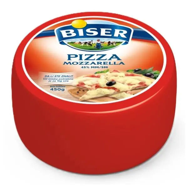 BISER pizza mozzarella 450g 0