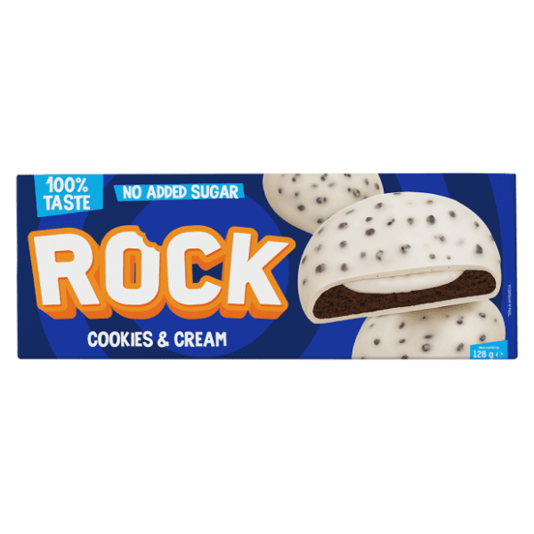 Biskvit ROCK cookies cream 128g 0