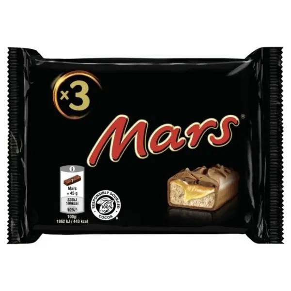 Čokoladica MARS multipack 3x45g 0