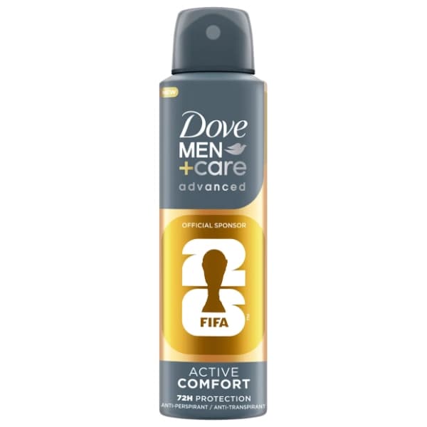 Dezodorans DOVE Men+ care active comfort Fifa 150ml 0