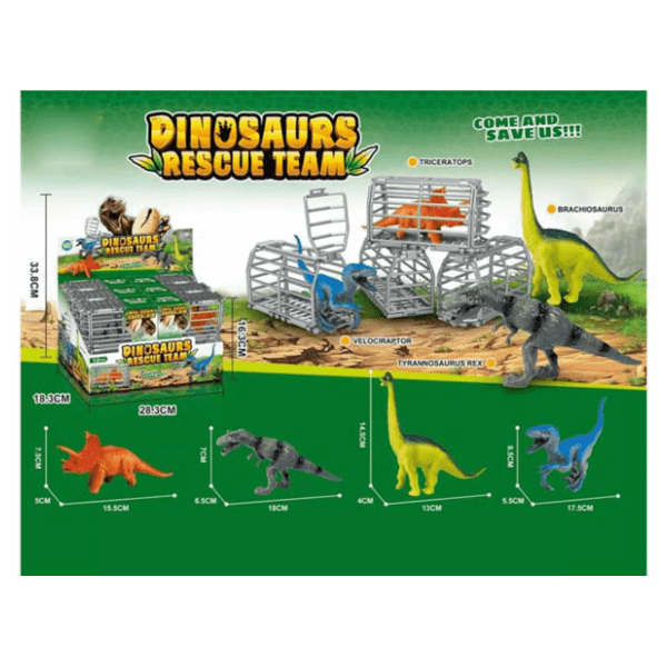 Dinosarusi u kavezu GENERIKA 1kom 0