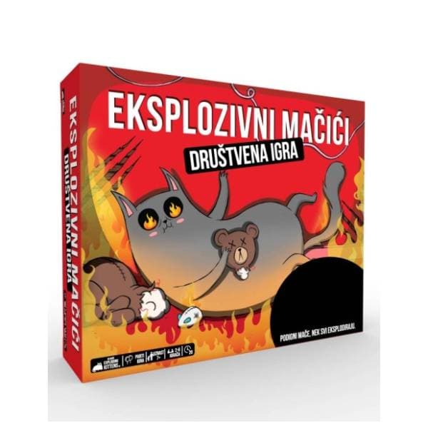 Društvena igra Eksplozivni mačići board game 0