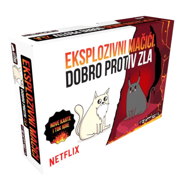 Društvena igra Eksplozivni mačići dobro protiv zla 0