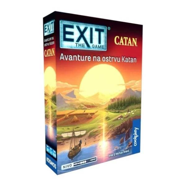 Društvena igra Exit Catan avanture na ostrvu Katan KOSMOS 0