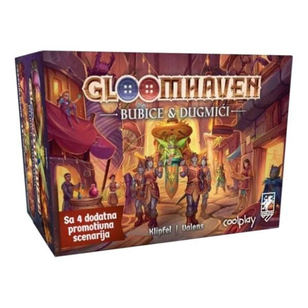 Društvena igra Gloomhaven bubice i dugmići 0
