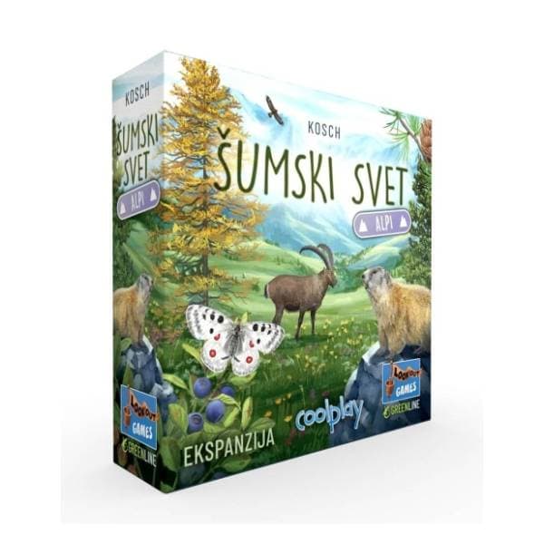 Društvena igra Šumski svet expansion Alpi LOOKOUT GAMES 0