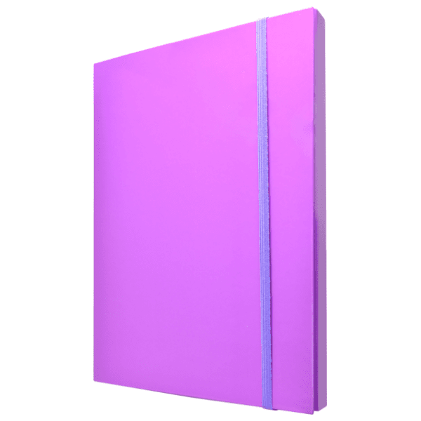 Fascikla sa gumom OPTIMUM 3D Box lila 0